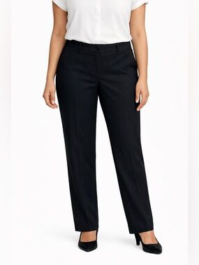 talbots women's signature black dress pants